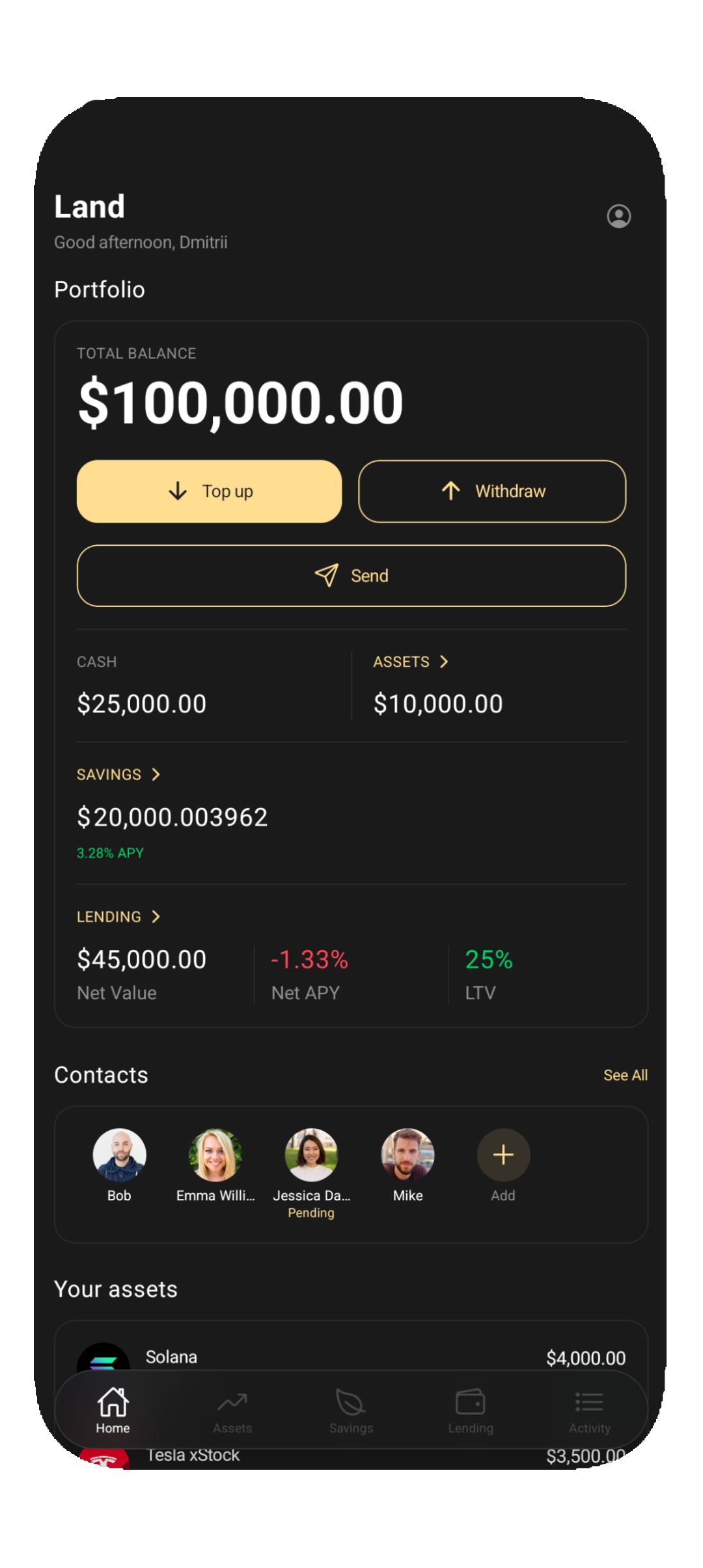 Land app