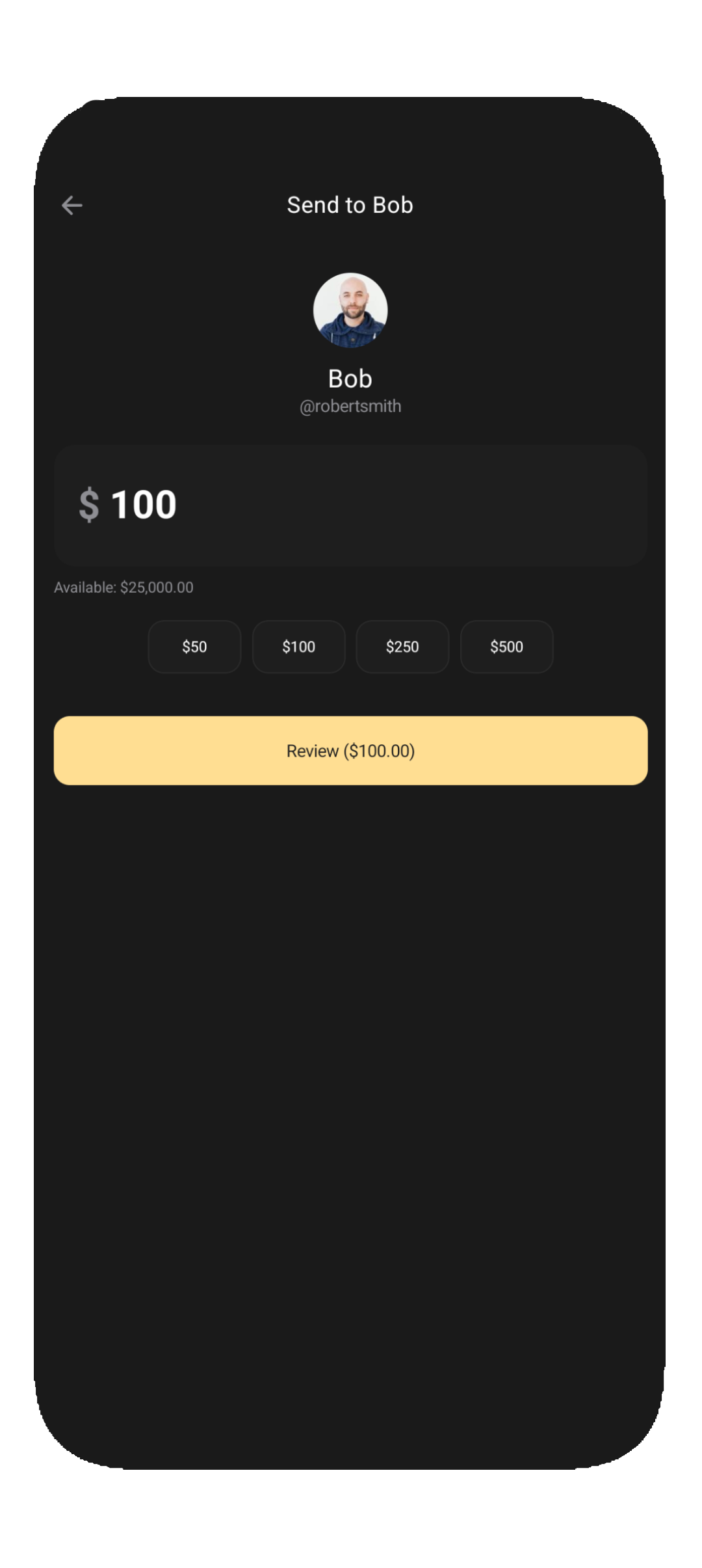 Send money to friends